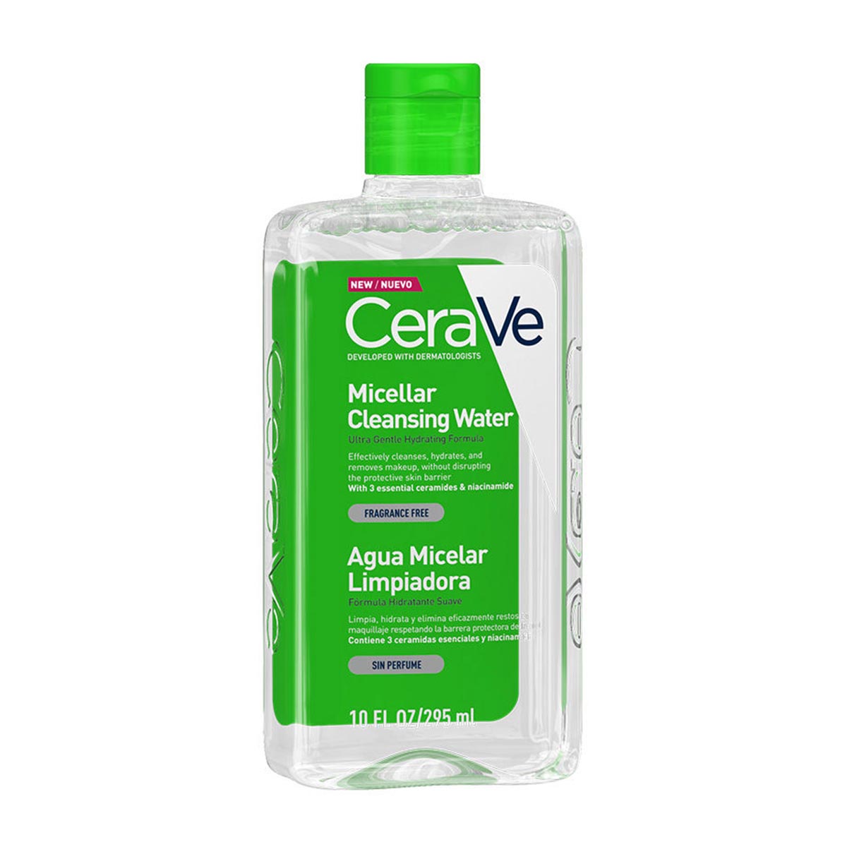 Cerave Piel Normal A Grasa Gel Limpiador Espumoso Sin Perfume 1000Ml